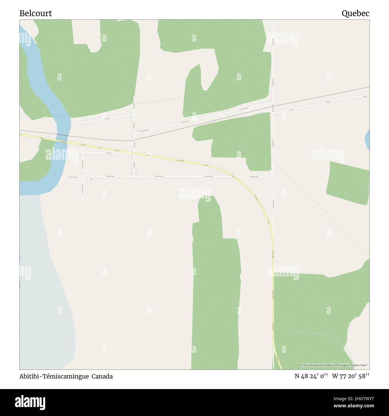 Map of belcourt Cut Out Stock Images & Pictures Alamy
