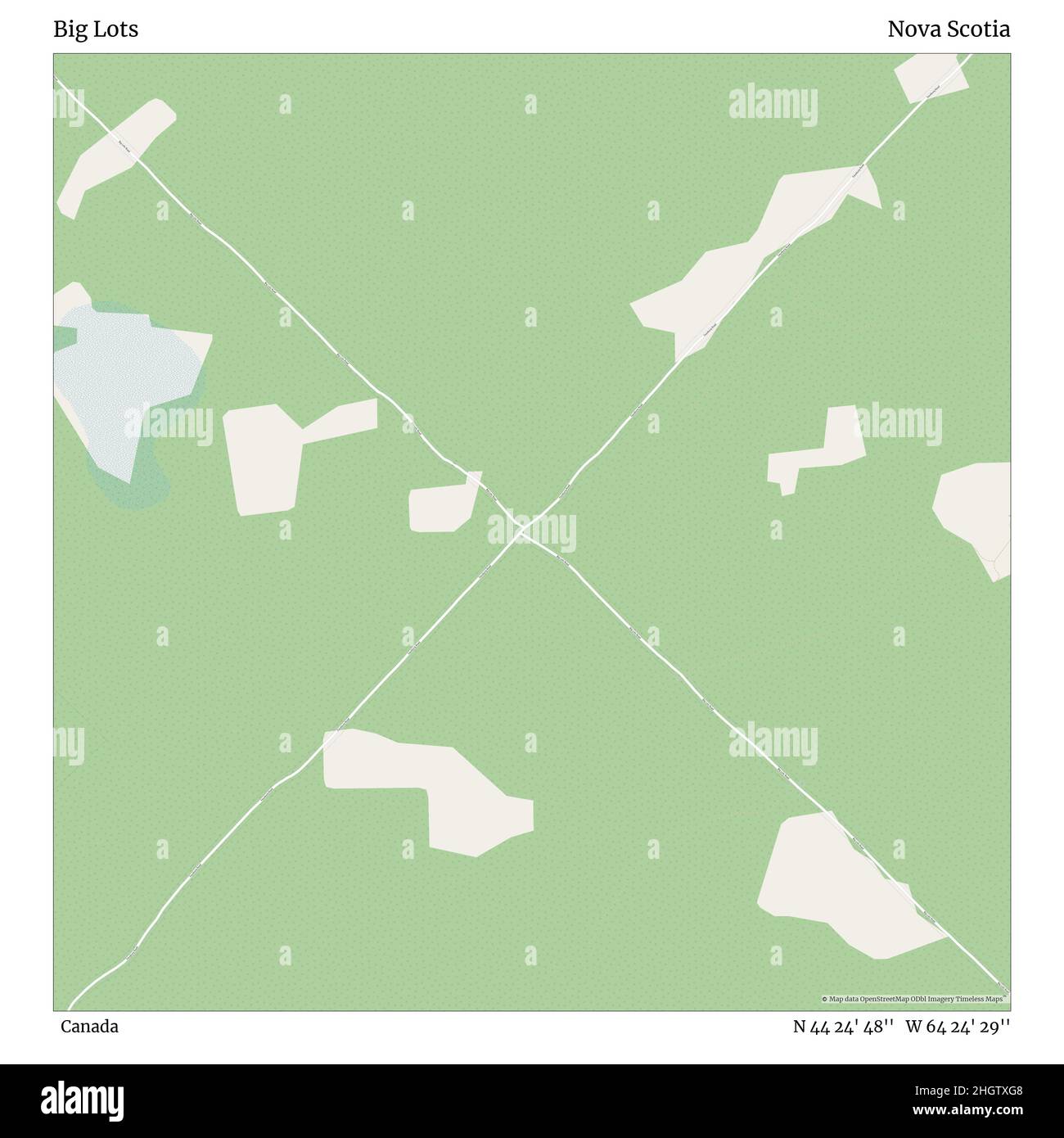 Big Lots, Canada, Nova Scotia, N 44 24' 48'', W 64 24' 29'', map