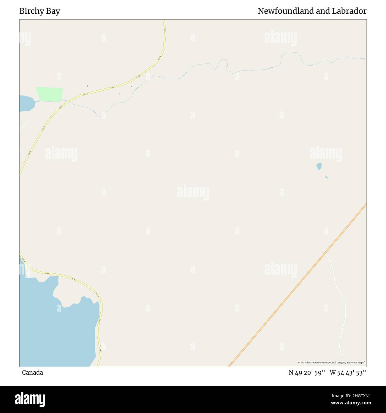 Birchy Bay, Canada, Newfoundland and Labrador, N 49 20' 59'', W 54 43