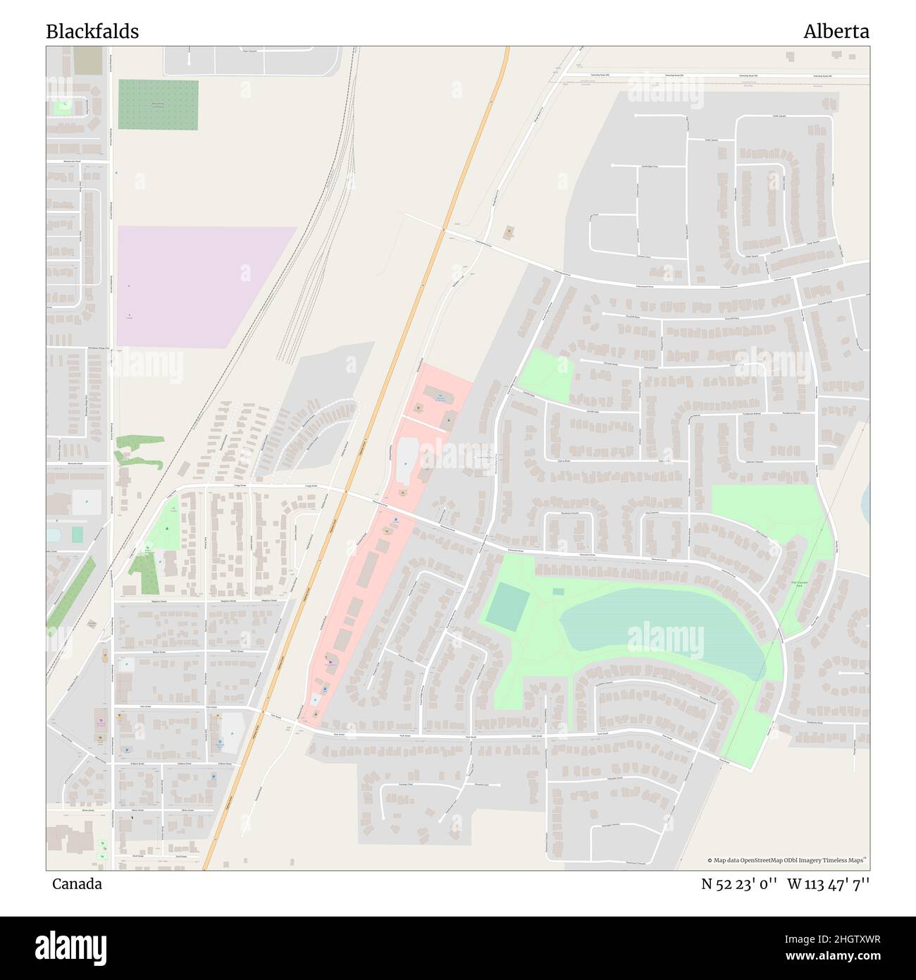 Freehold Raceway Mall Map Blackfalds, Canada, Alberta, N 52 23' 0'', W 113 47' 7'', Map, Timeless Map  Published In 2021. Travelers, Explorers And Adventurers Like Florence  Nightingale, David Livingstone, Ernest Shackleton, Lewis And Clark And