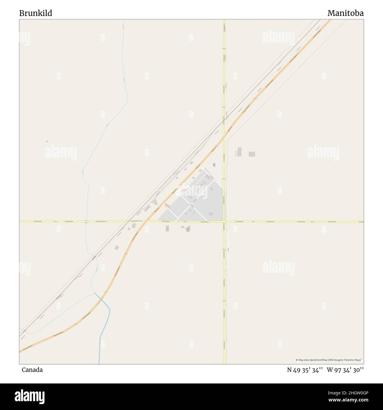 Map of brunkild Cut Out Stock Images & Pictures Alamy