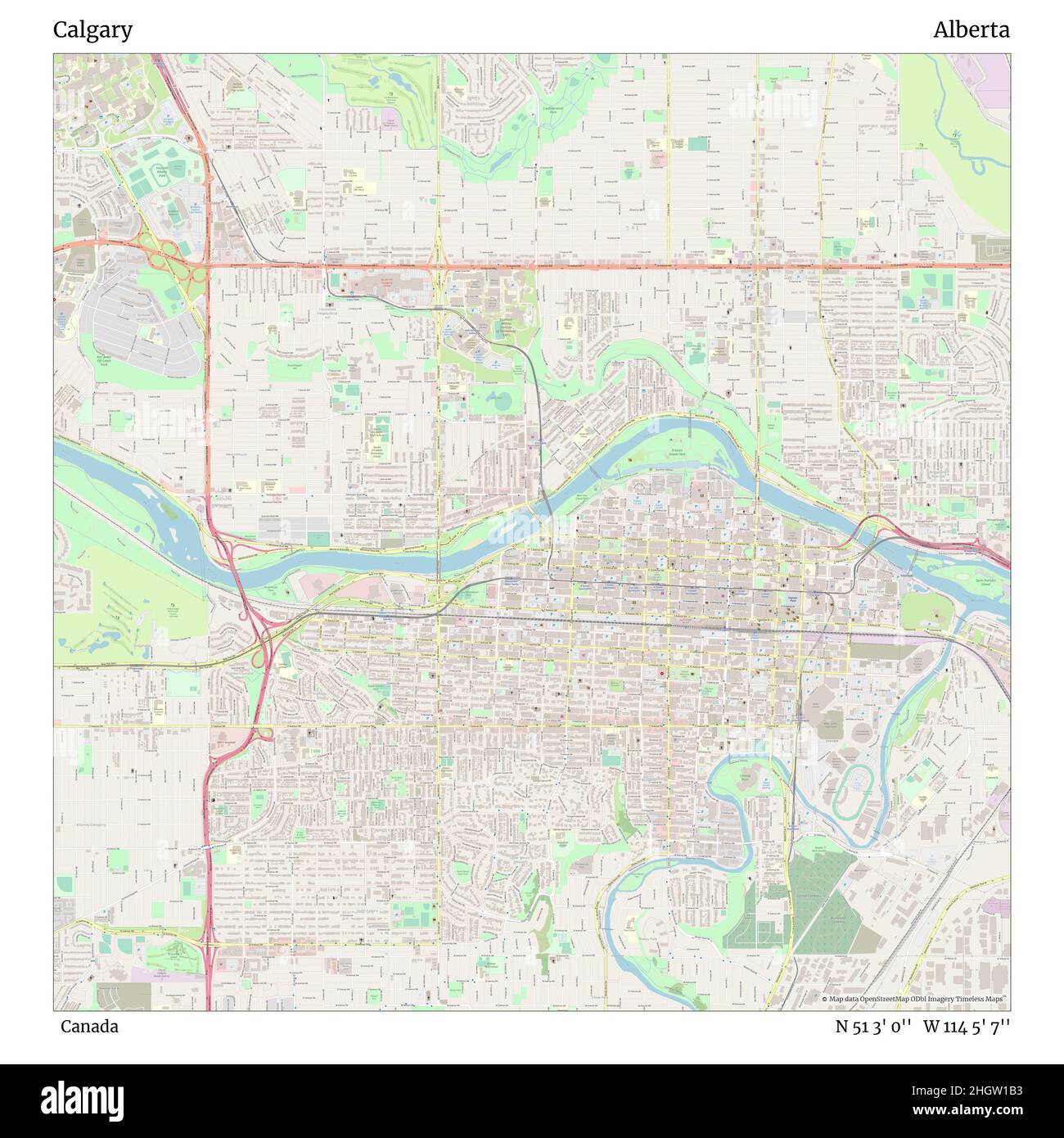 Calgary Truck Route Map Calgary Map High Resolution Stock Photography And Images - Alamy