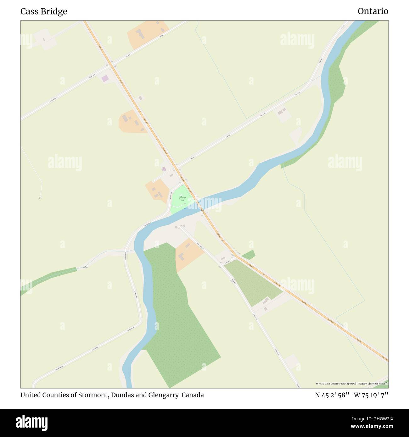 Cass Bridge, United Counties of Stormont, Dundas and Glengarry, Canada