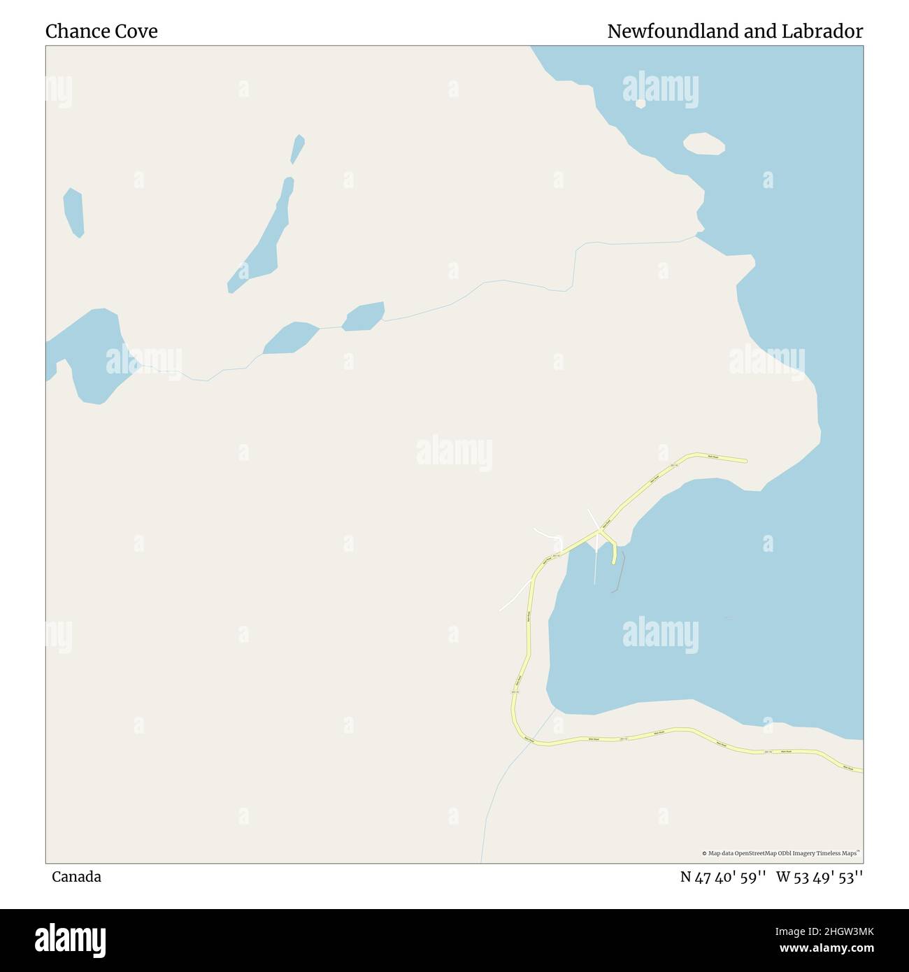 Chance Cove Nl Map Chance Cove, Canada, Newfoundland And Labrador, N 47 40' 59'', W 53 49'  53'', Map, Timeless Map Published In 2021. Travelers, Explorers And  Adventurers Like Florence Nightingale, David Livingstone, Ernest  Shackleton, Lewis