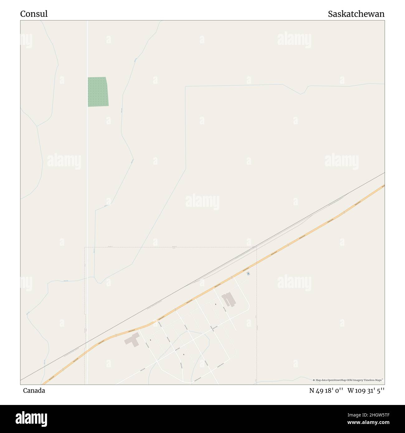 Map of consul saskatchewan hires stock photography and images Alamy