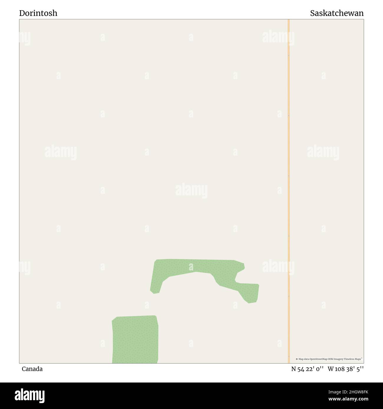Dorintosh saskatchewan map hires stock photography and images Alamy