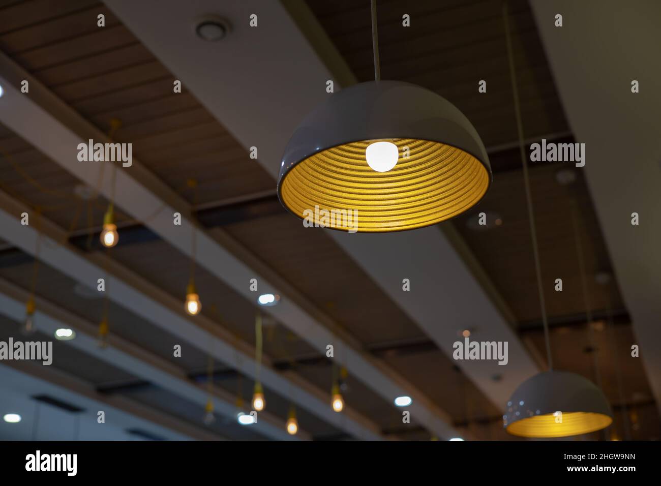 Overhead light lighting chandelier hi-res stock photography and images ...
