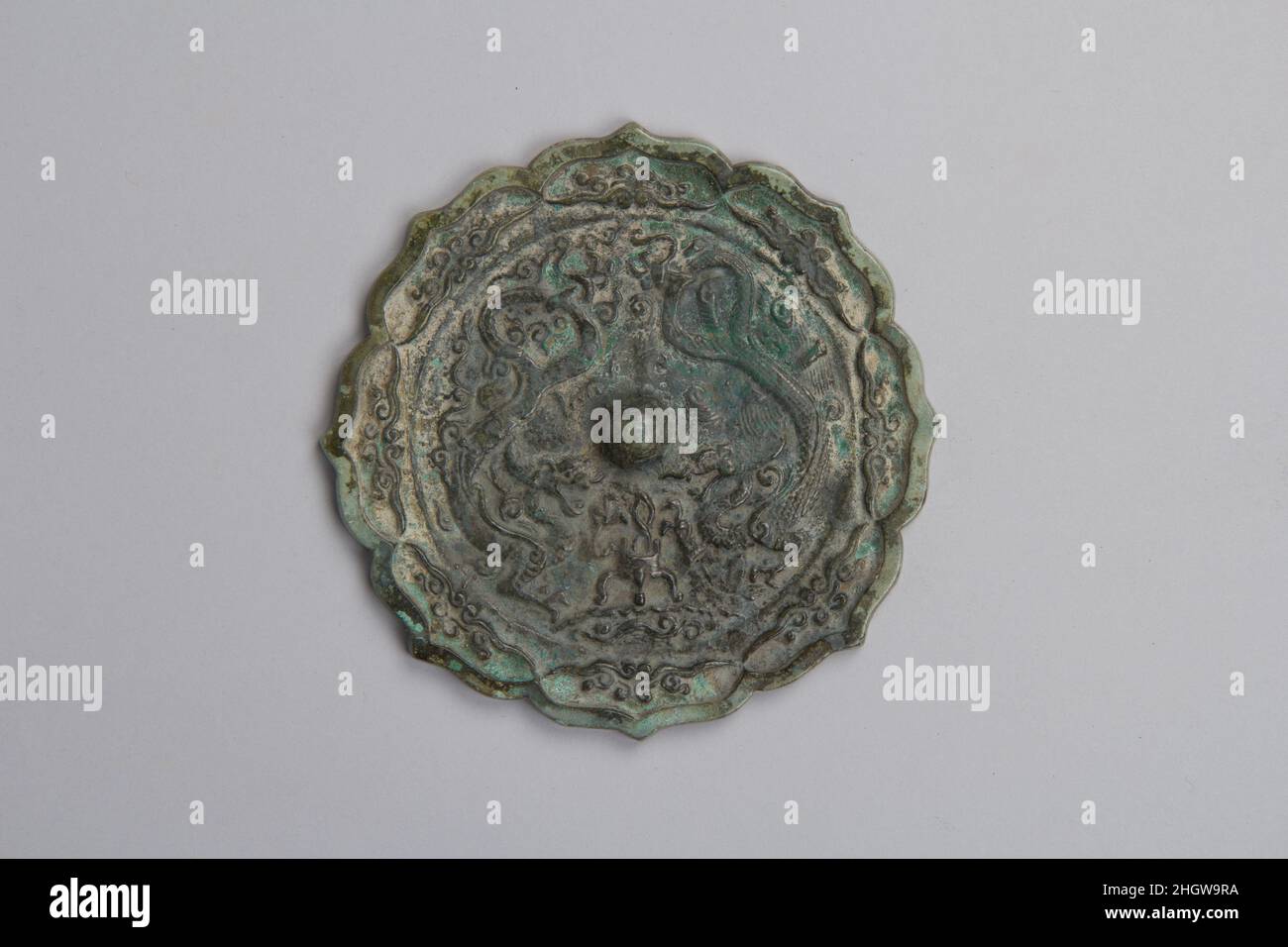 Mirror Korea. Mirror. Korea. Bronze. Goryeo dynasty (9181392). Mirrors Stock Photo Alamy
