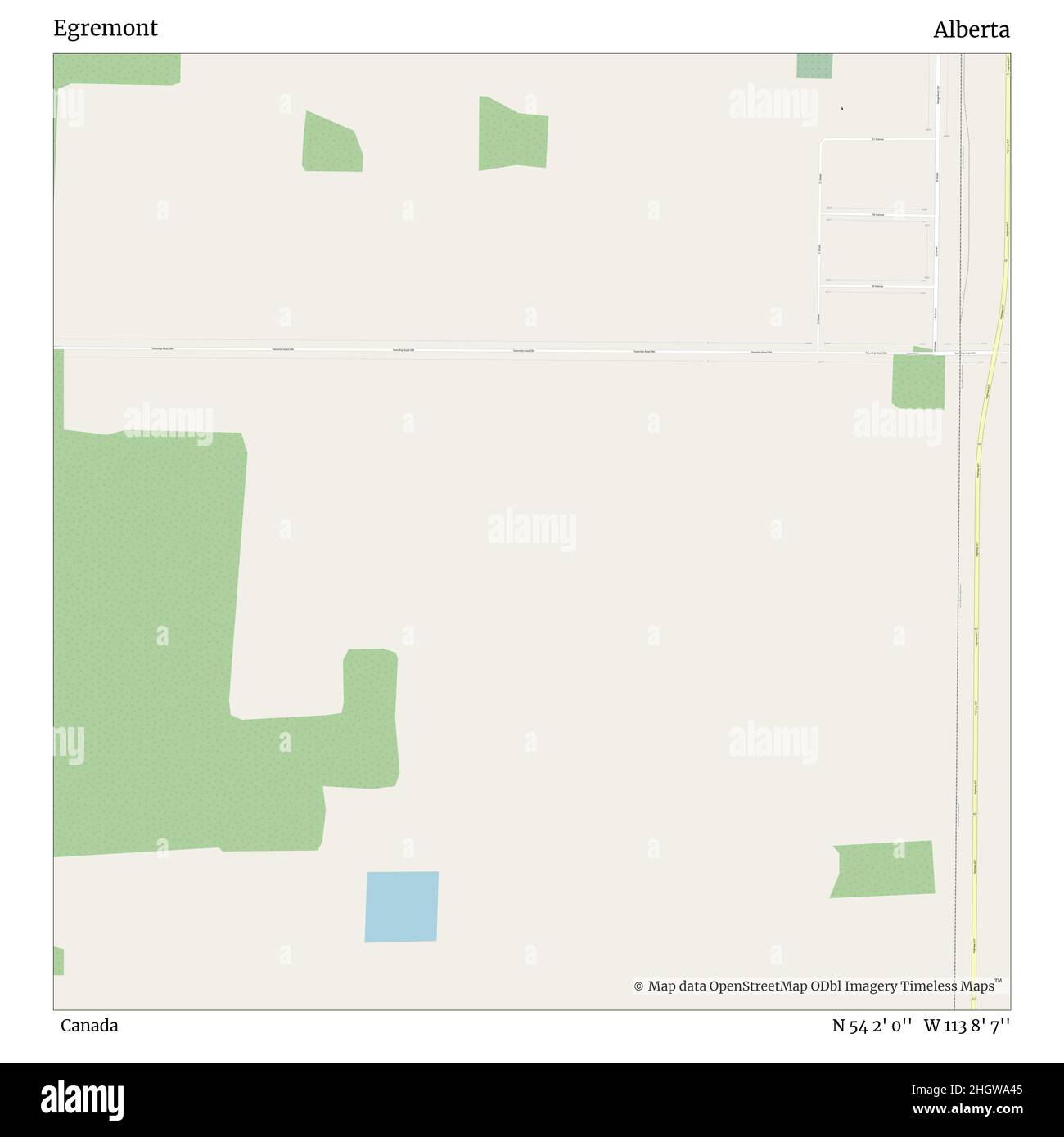 Map of egremont alberta Cut Out Stock Images & Pictures Alamy