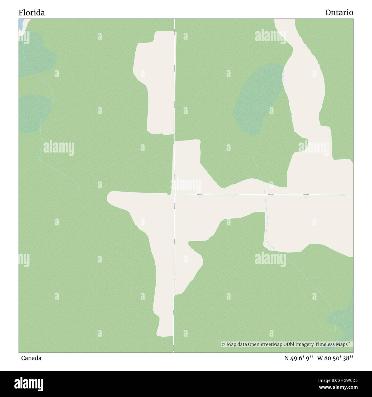 Fourway Internet Coverage Map Florida, Canada, Ontario, N 49 6' 9'', W 80 50' 38'', Map, Timeless Map  Published In 2021. Travelers, Explorers And Adventurers Like Florence  Nightingale, David Livingstone, Ernest Shackleton, Lewis And Clark And
