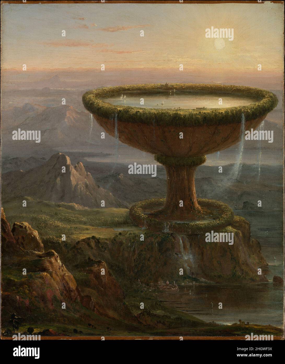 Luman Reed Collection The Titan's Goblet 1833 Thomas Cole American The culmination of Cole's ...