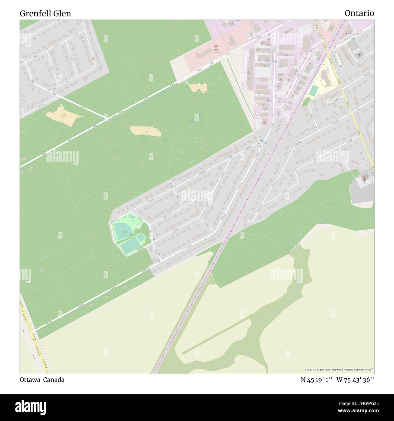 Map of grenfell hires stock photography and images Alamy