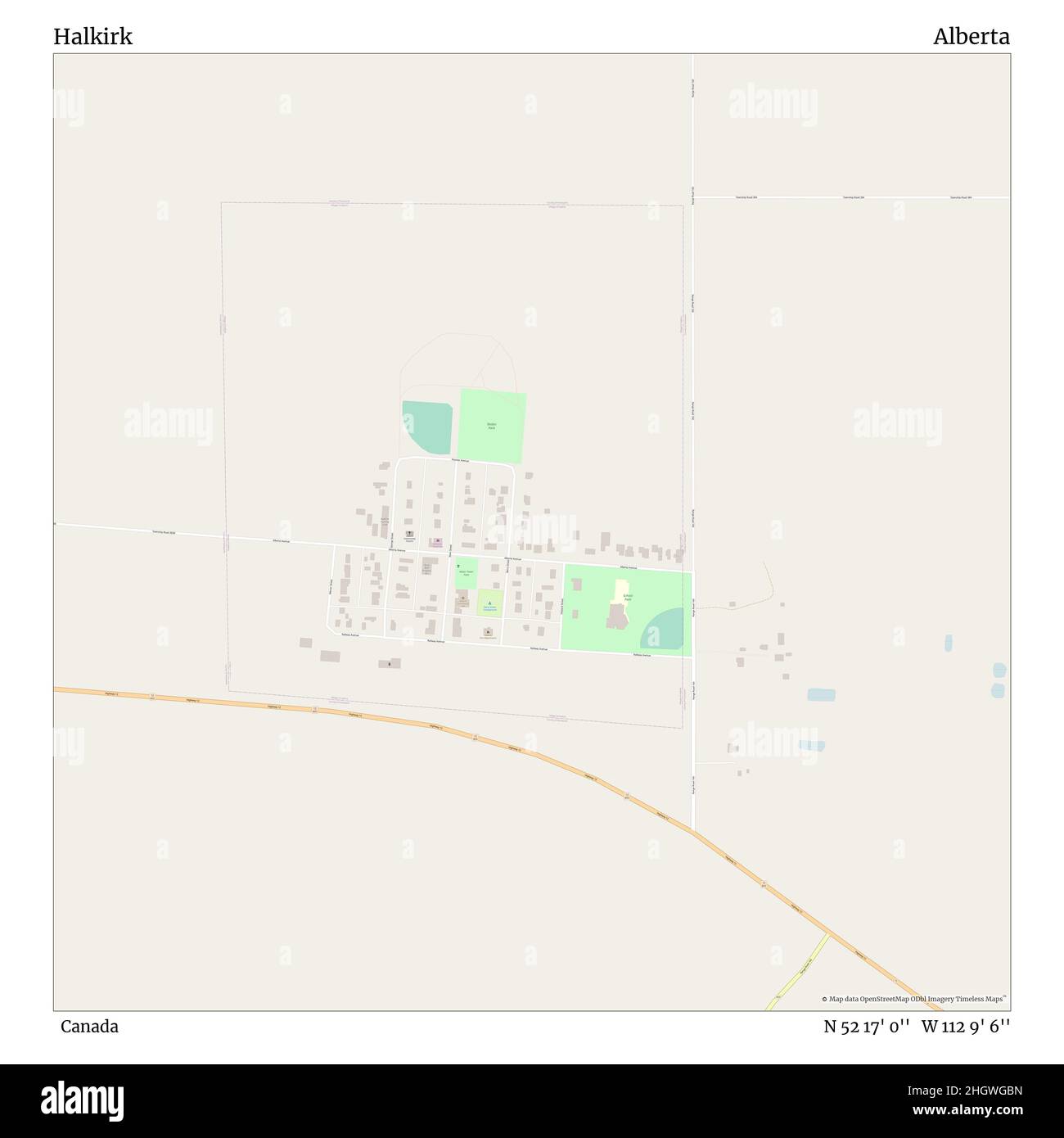 Halkirk alberta canada map Cut Out Stock Images & Pictures Alamy