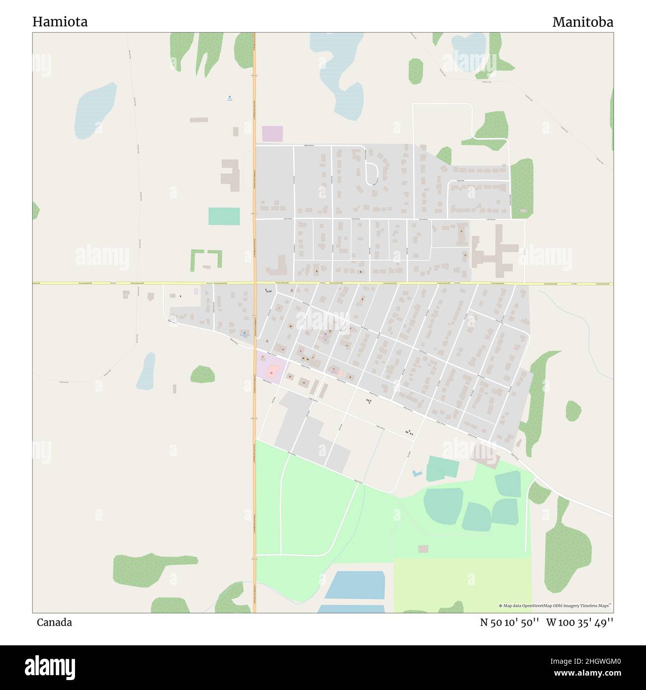 Map of hamiota Cut Out Stock Images & Pictures Alamy