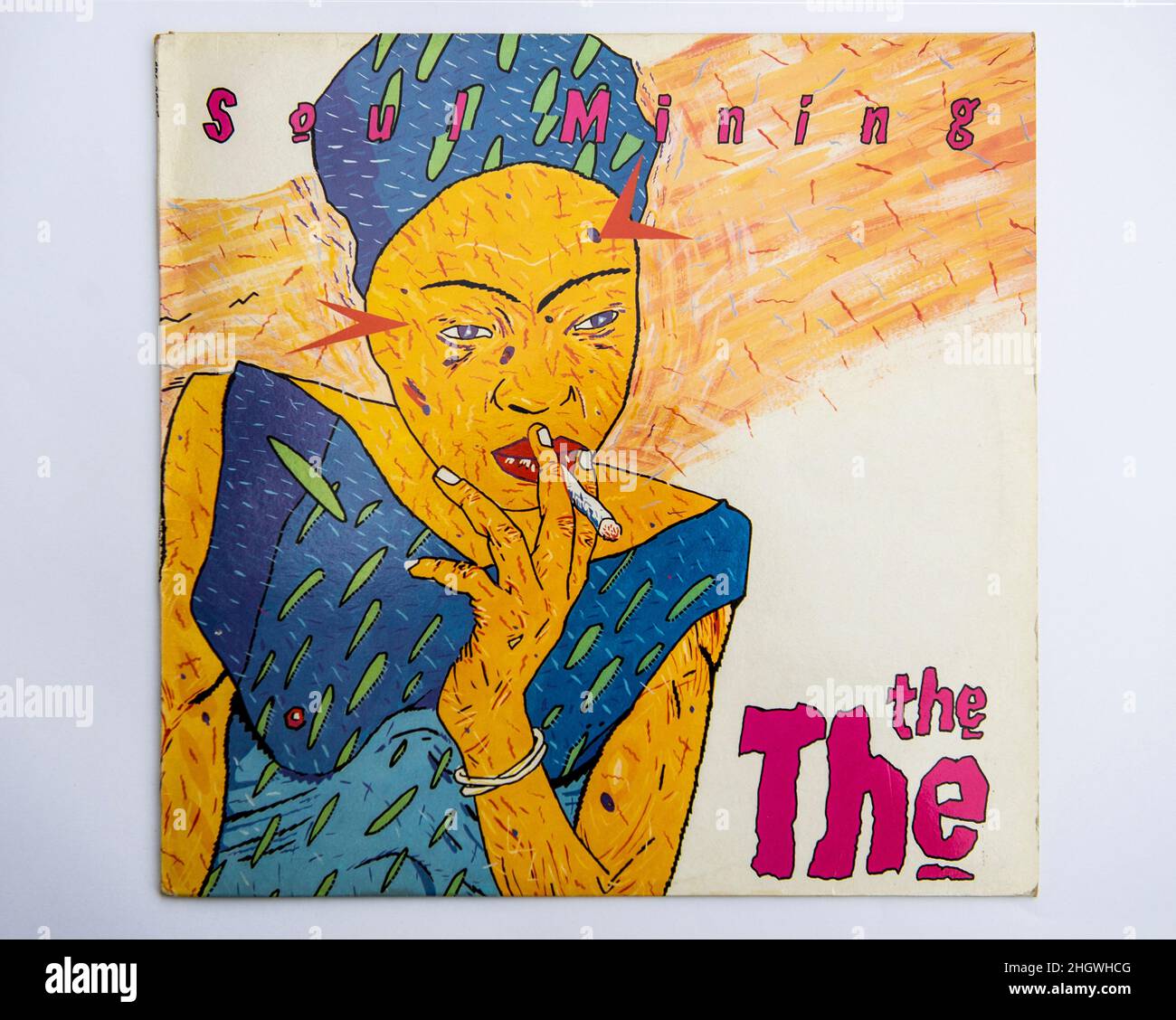LP cover of Soul Mining, the debut album by The The, which was released in 1983 Stock Photo Alamy