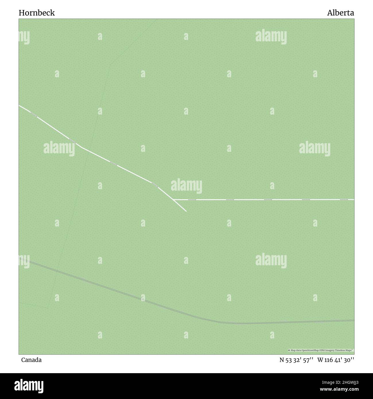 Map of hornbeck Cut Out Stock Images & Pictures Alamy
