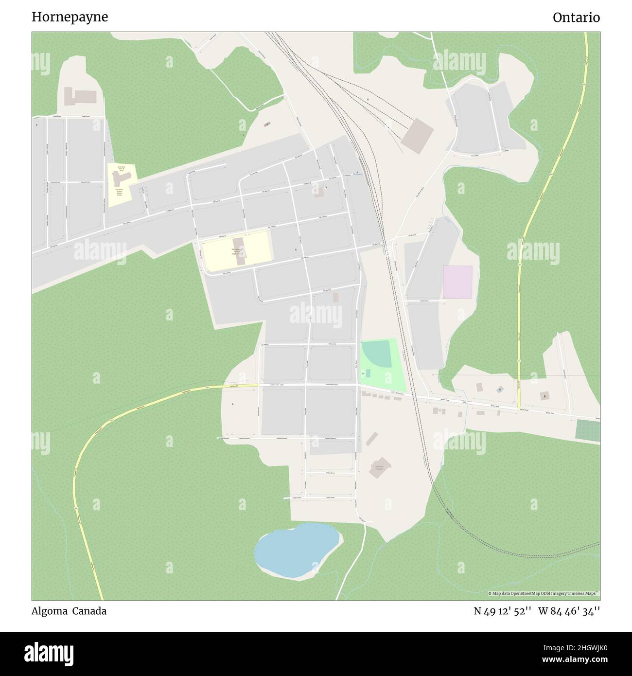Map of algoma Cut Out Stock Images & Pictures Alamy