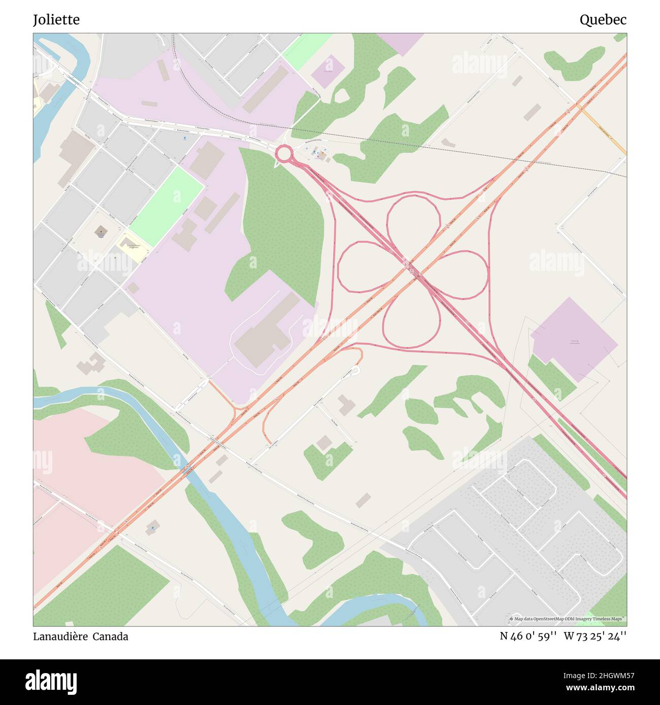 Map of joliette Cut Out Stock Images & Pictures Alamy