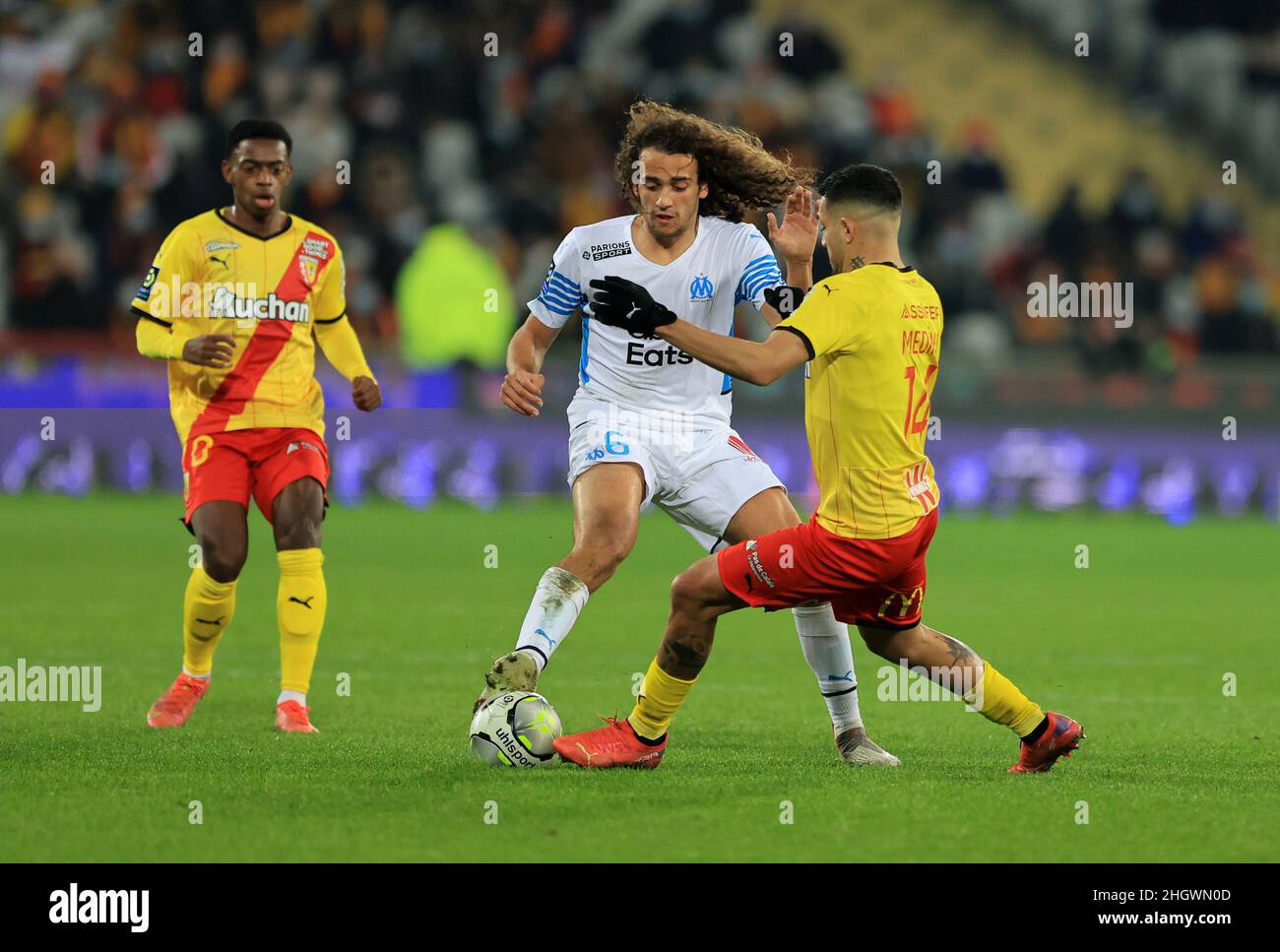 Soccer Football - Ligue 1 - RC Lens v Olympique de Marseille - Stade  Bollaert-Delelis, Lens, France - January