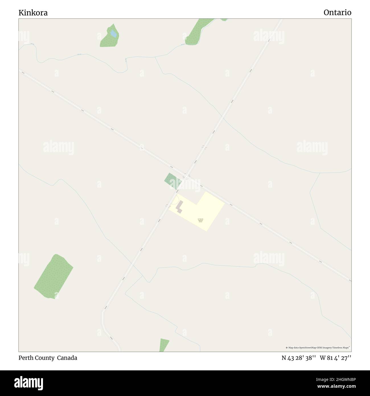 Kinkora, Perth County, Canada, Ontario, N 43 28' 38'', W 81 4' 27