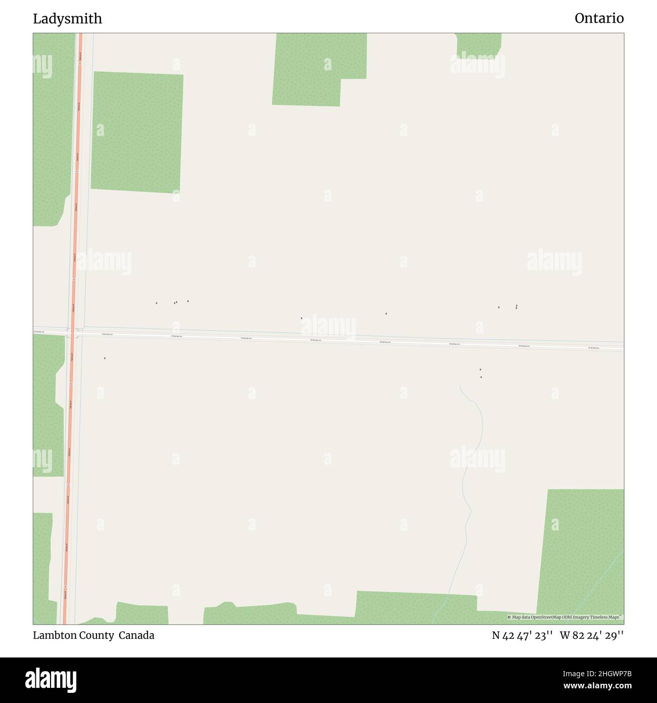 Map of ladysmith hi-res stock photography and images - Alamy