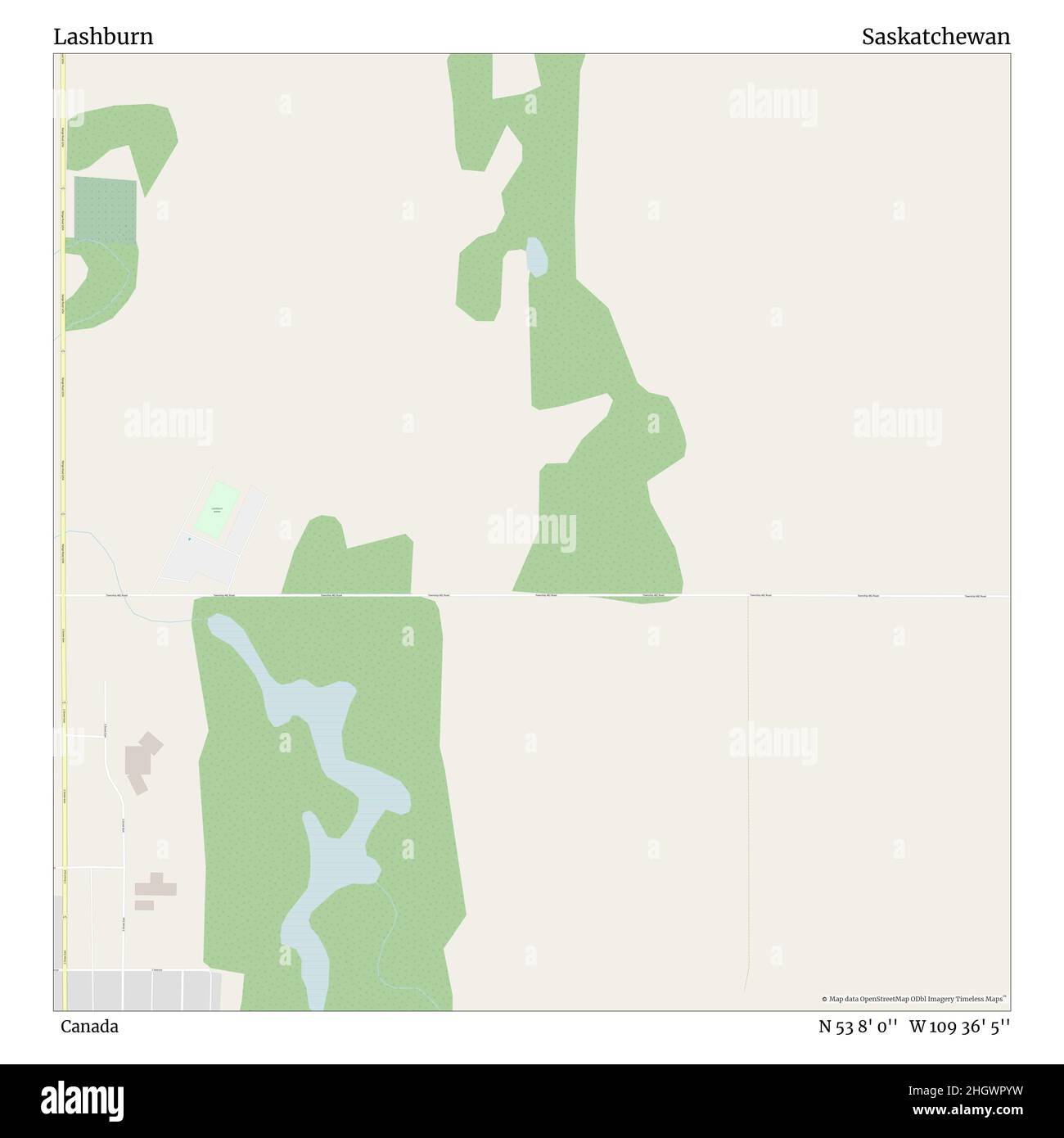 Map of lashburn saskatchewan Cut Out Stock Images & Pictures Alamy