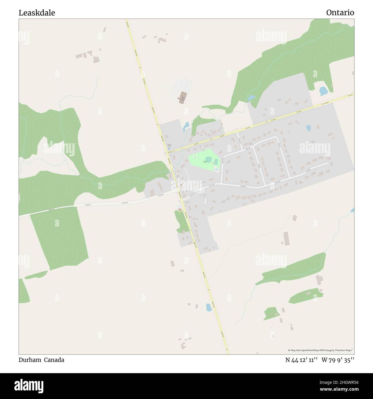 Durham ontario map hires stock photography and images Alamy