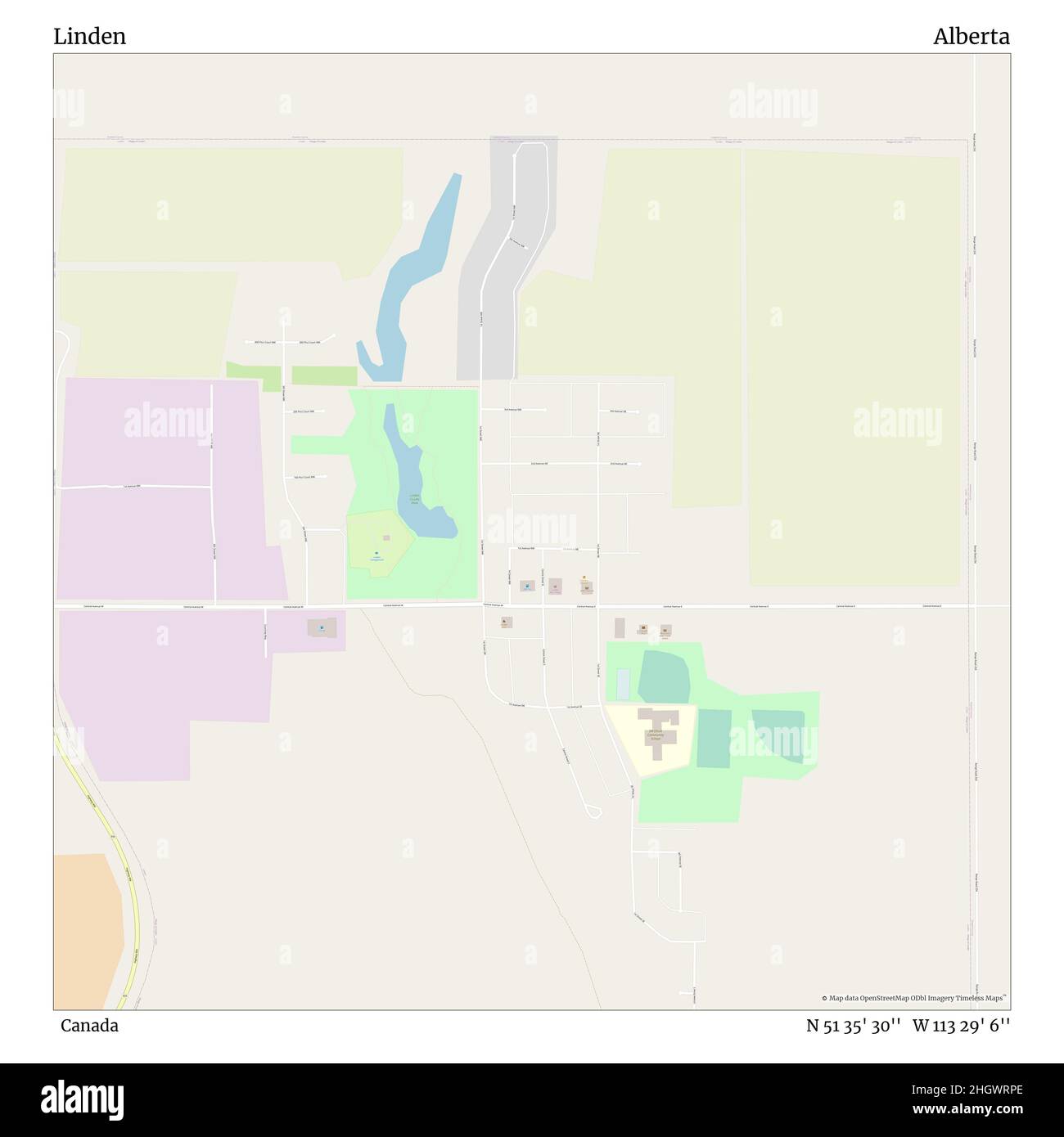 Map of linden hires stock photography and images Alamy