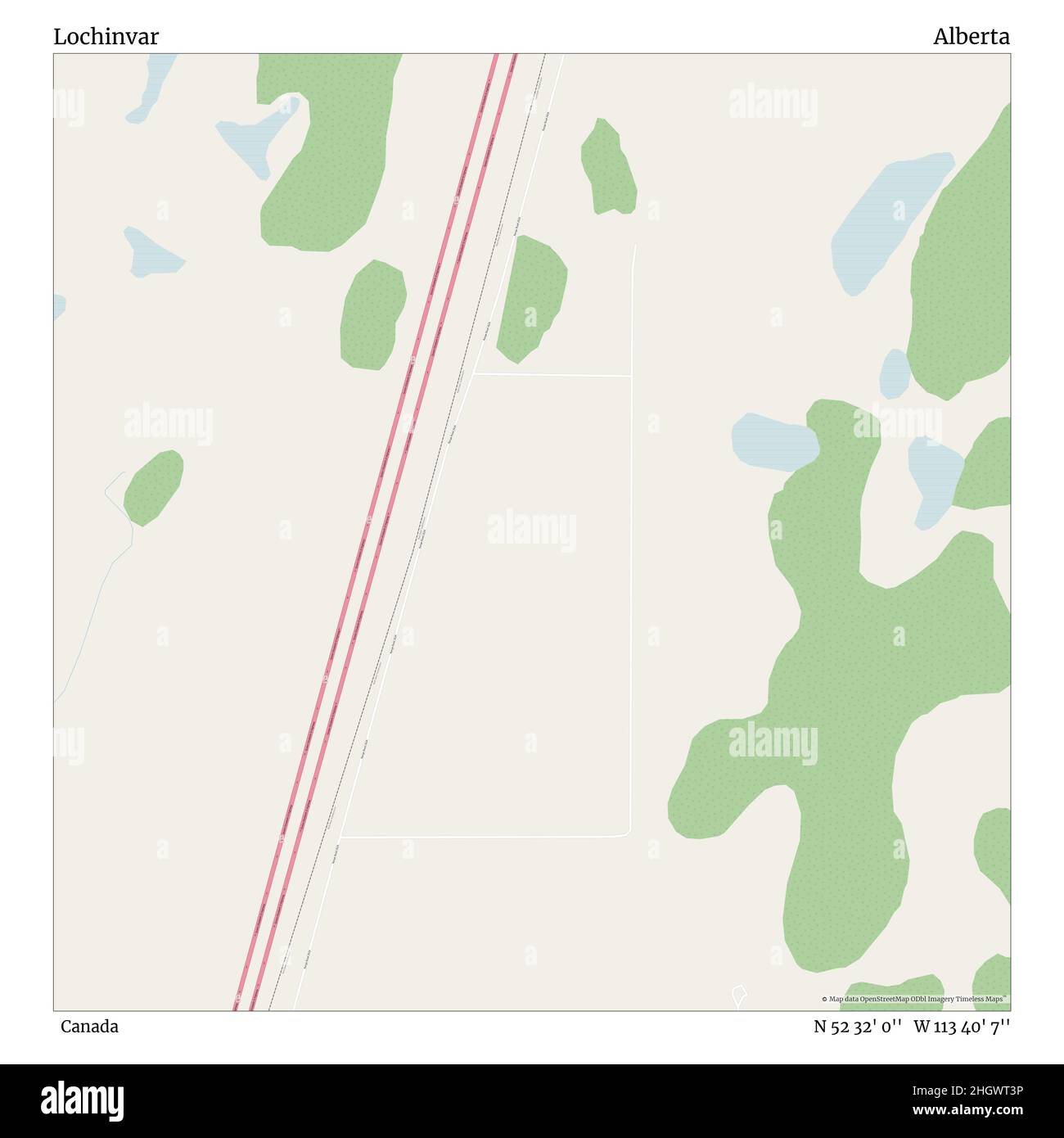 Lochinvar, Canada, Alberta, N 52 32' 0'', W 113 40' 7'', map, Timeless