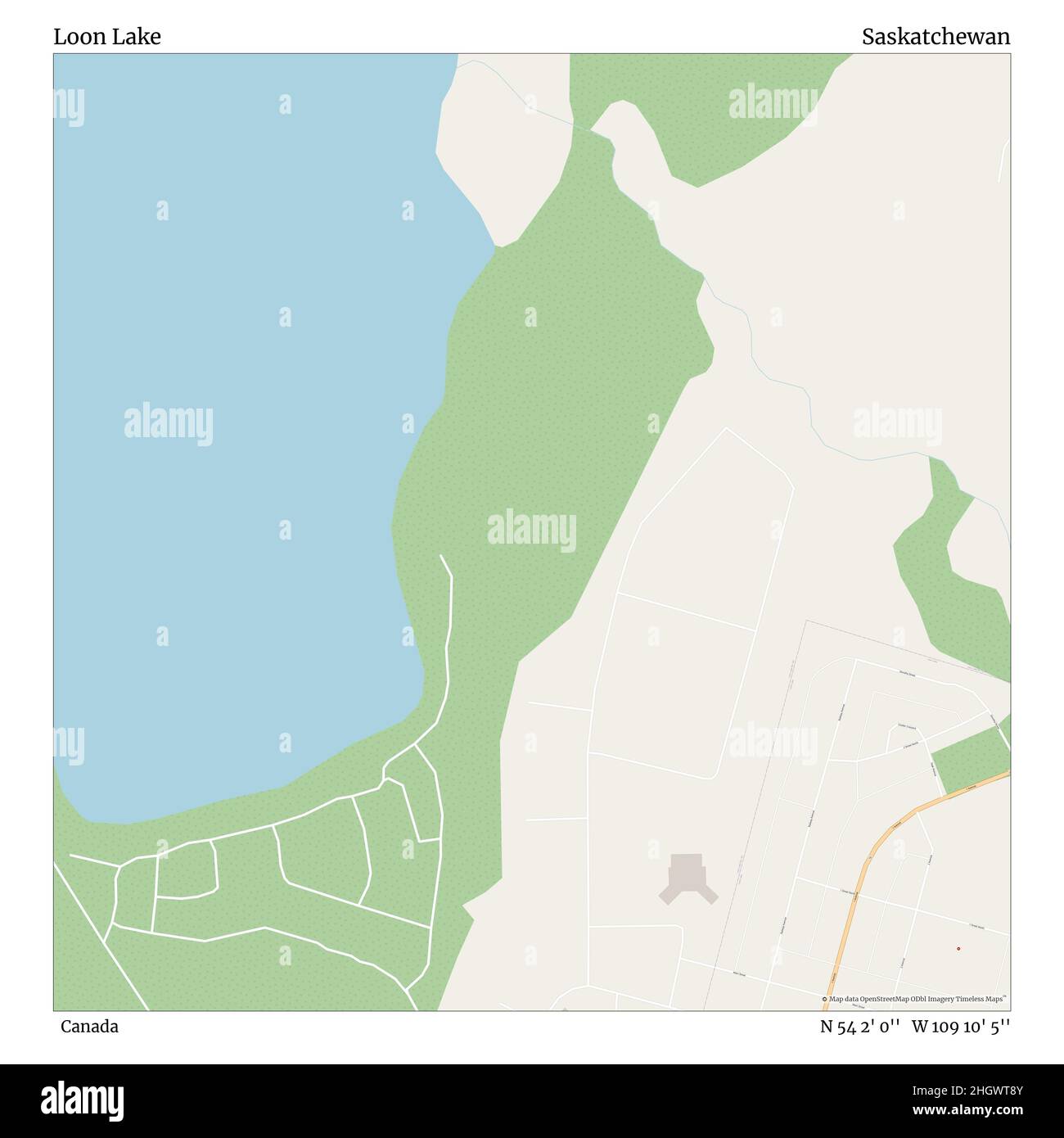 Loon lake saskatchewan map hires stock photography and images Alamy