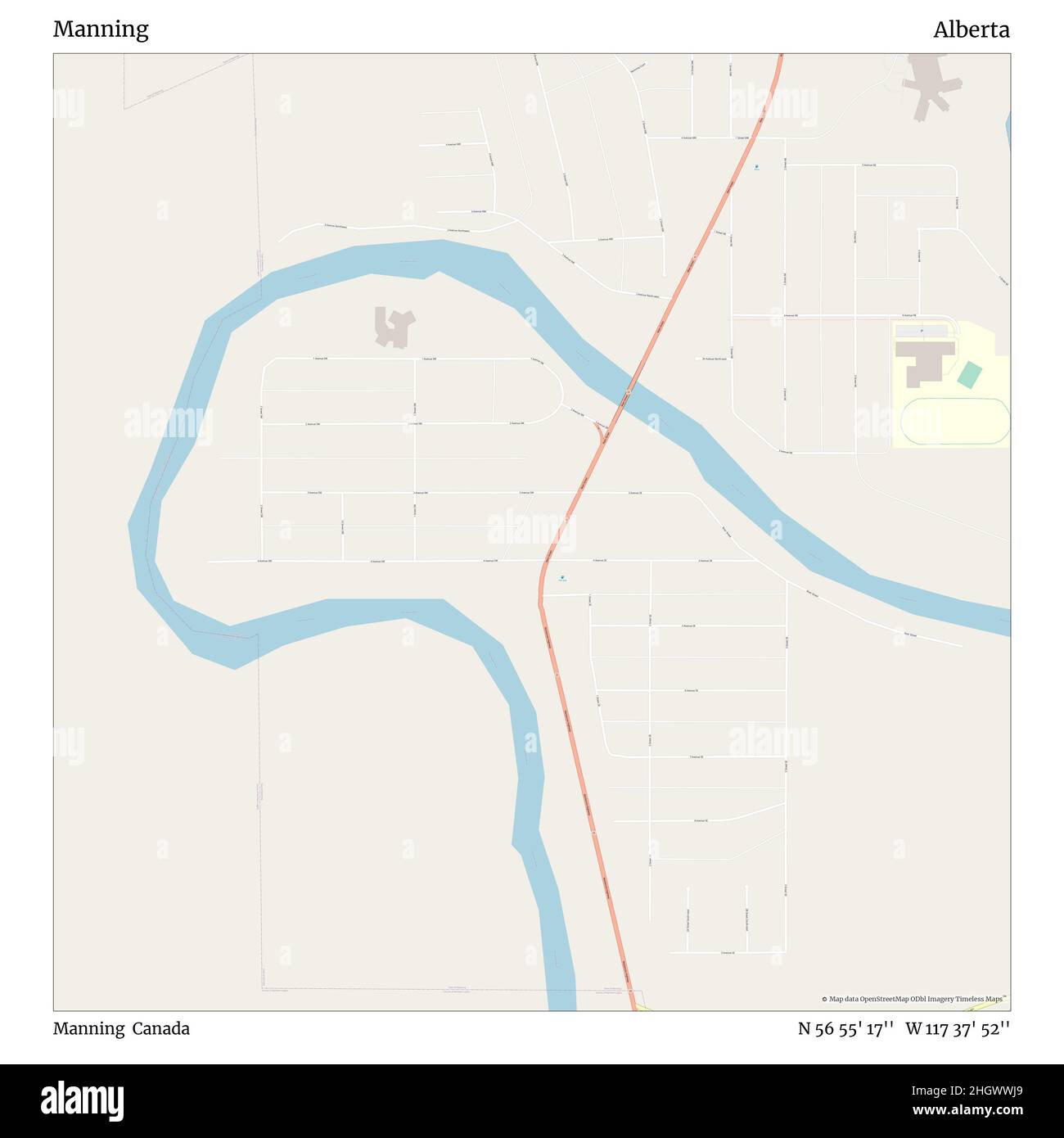 Map of manning Cut Out Stock Images & Pictures Alamy