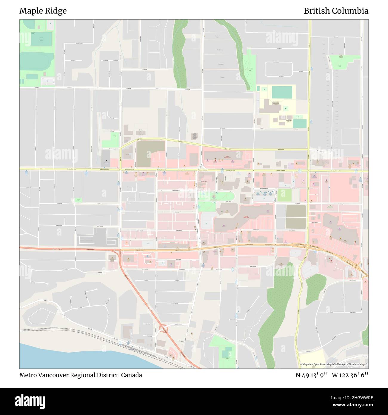 District Of Maple Ridge Cut Out Stock Images Pictures Alamy