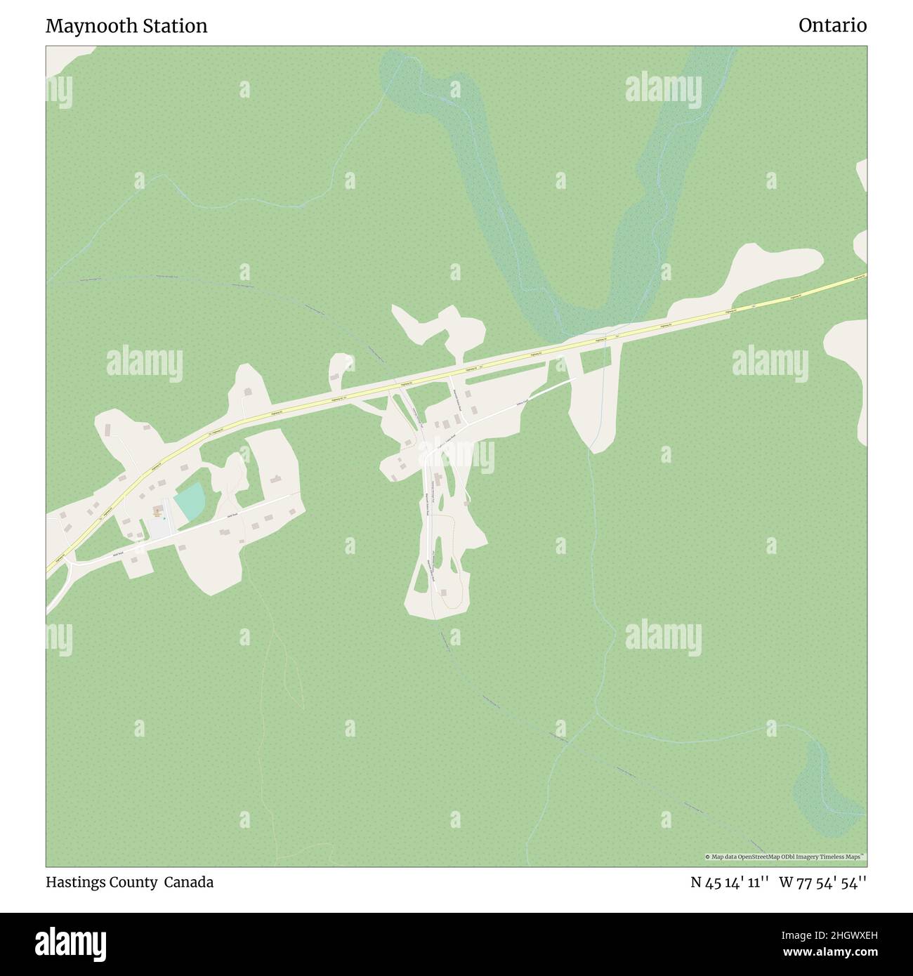 Map of maynooth ontario hires stock photography and images Alamy