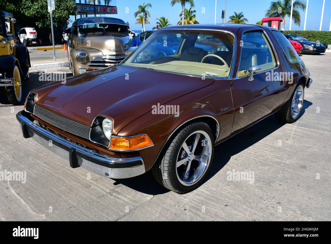 AMC Pacer vintage car, Mexico, North America Stock Photo
