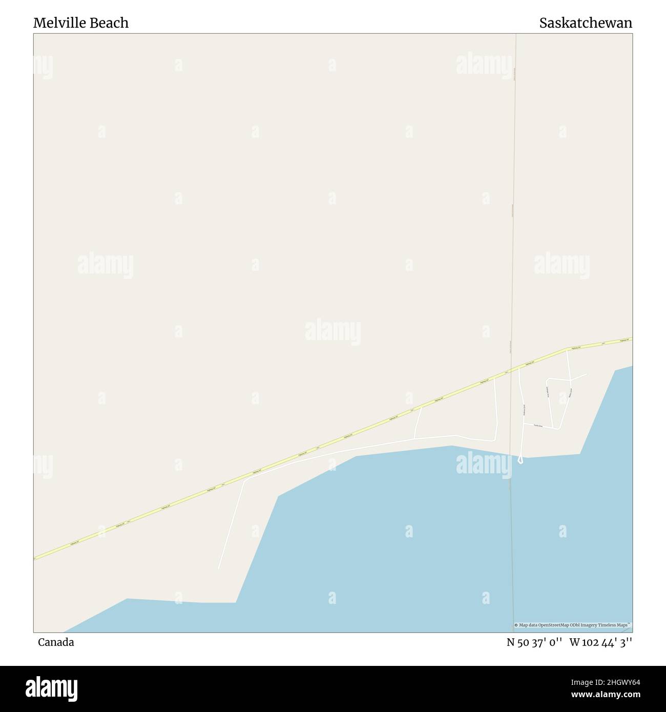Map of melville saskatchewan hires stock photography and images Alamy