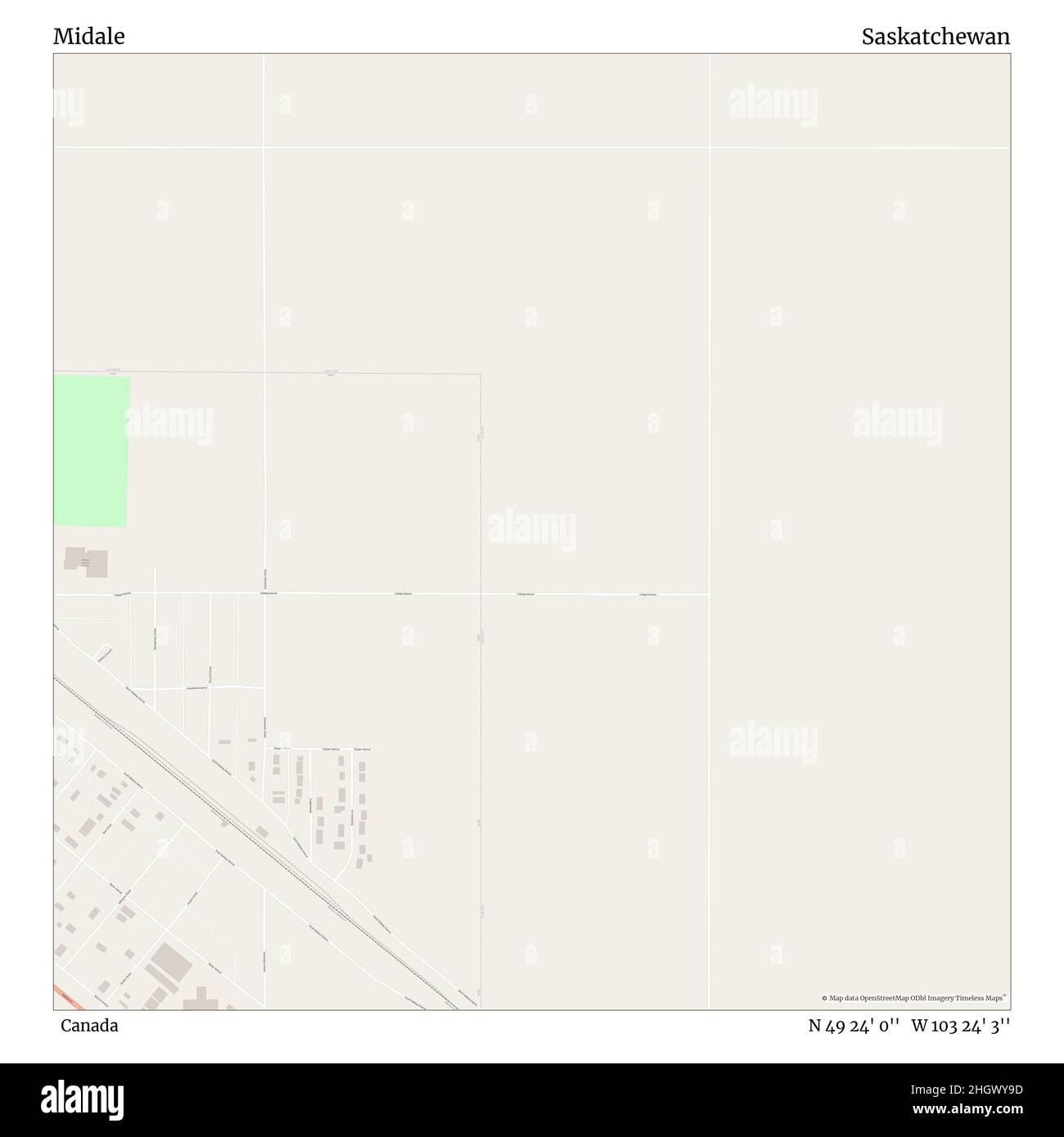 Map of midale hires stock photography and images Alamy