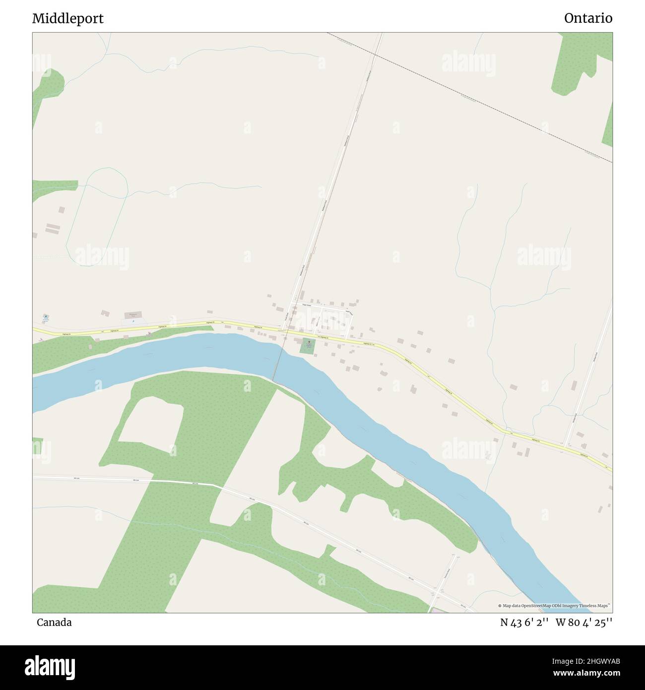 Map of middleport hires stock photography and images Alamy