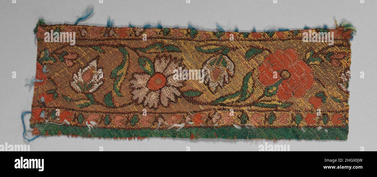 Ribbon Fragment 18th century. Ribbon Fragment. 18th century. Silk and ...