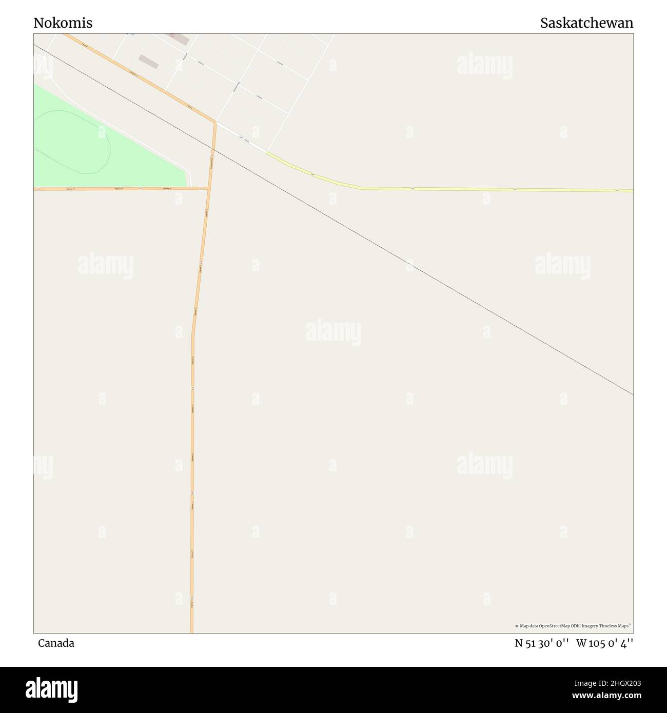 Map of nokomis saskatchewan Cut Out Stock Images & Pictures Alamy