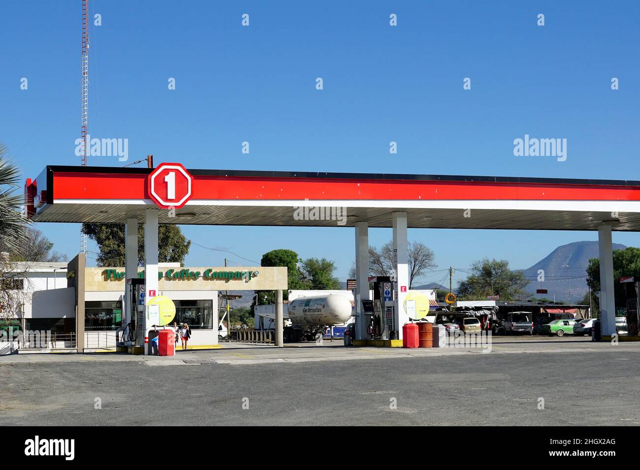 fuel station, Mexico, North America Stock Photo - Alamy