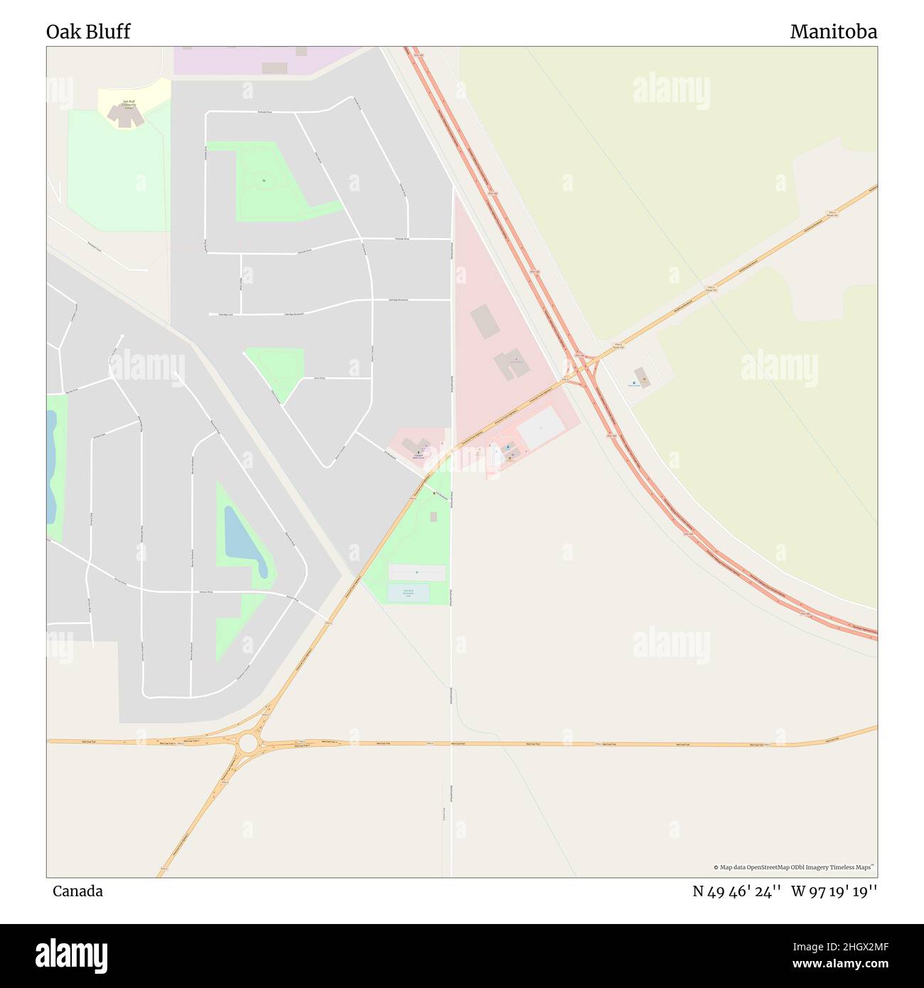 Map of oak bluff Cut Out Stock Images & Pictures Alamy