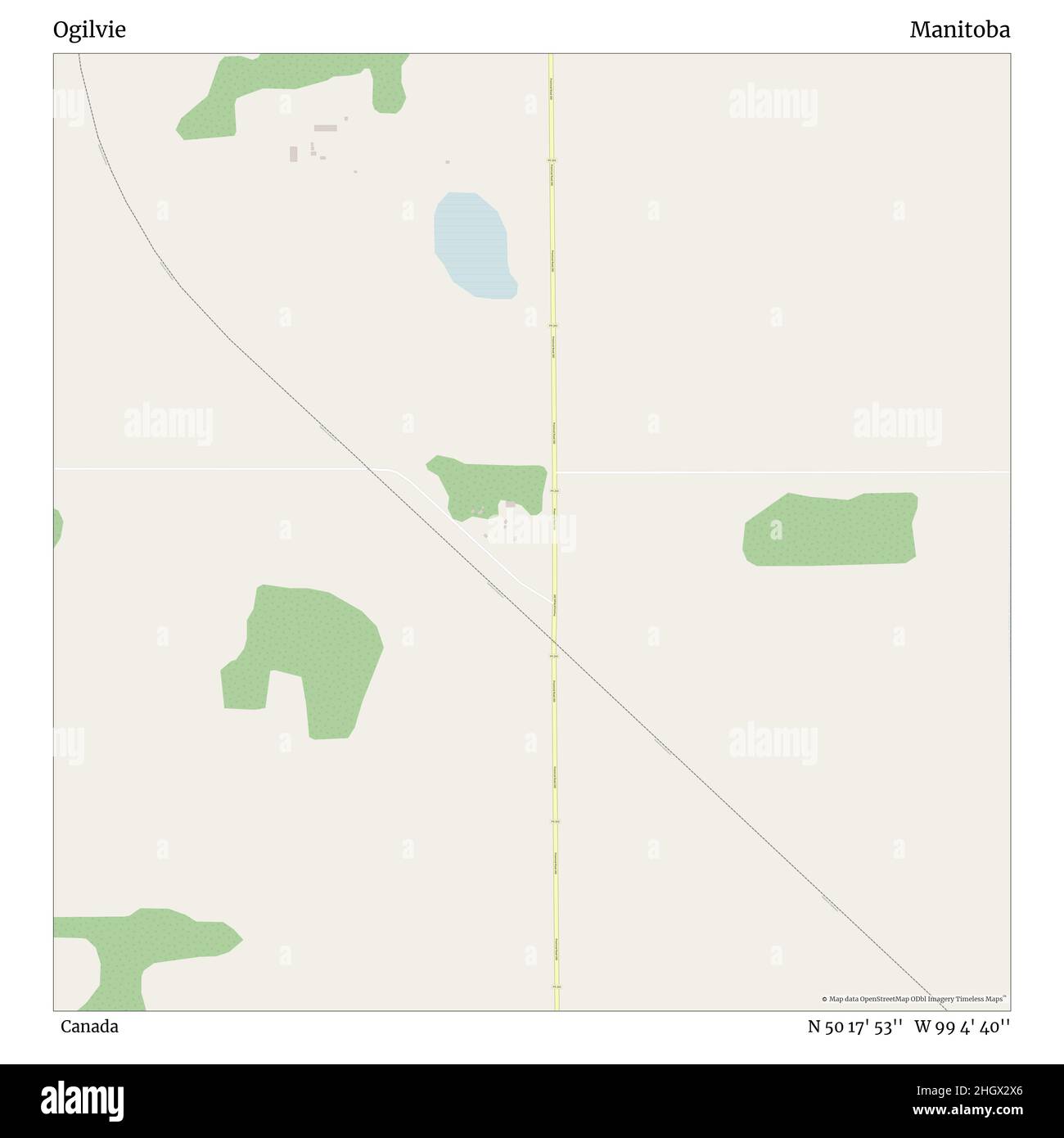 Ogilvie, Canada, Manitoba, N 50 17' 53'', W 99 4' 40'', map, Timeless