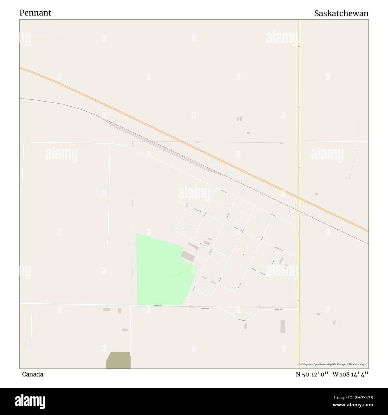 Map of pennant saskatchewan Cut Out Stock Images & Pictures Alamy