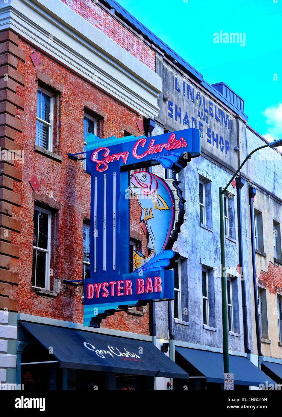 Sorry Charlies Oyster Bar in Savannah Stock Photo Alamy