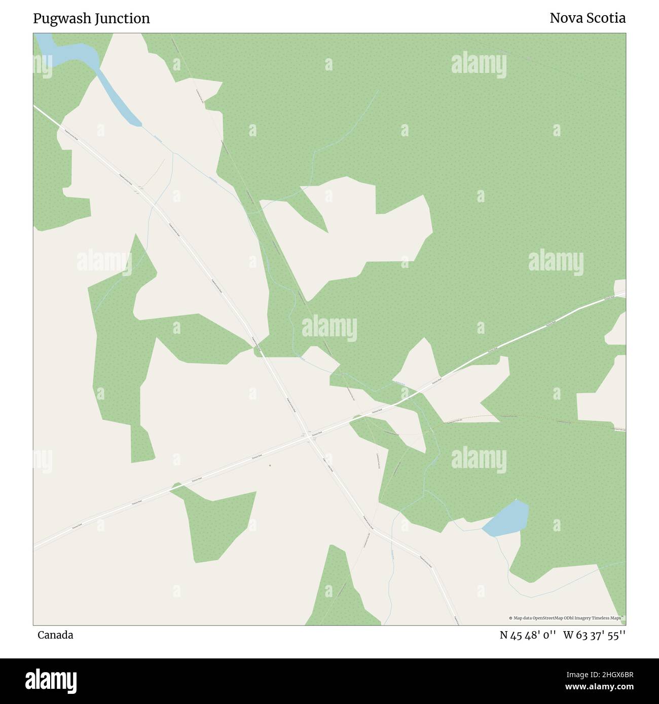 Pugwash Nova Scotia Map Pugwash Junction, Canada, Nova Scotia, N 45 48' 0'', W 63 37' 55'', Map,  Timeless Map Published In 2021. Travelers, Explorers And Adventurers Like  Florence Nightingale, David Livingstone, Ernest Shackleton, Lewis And