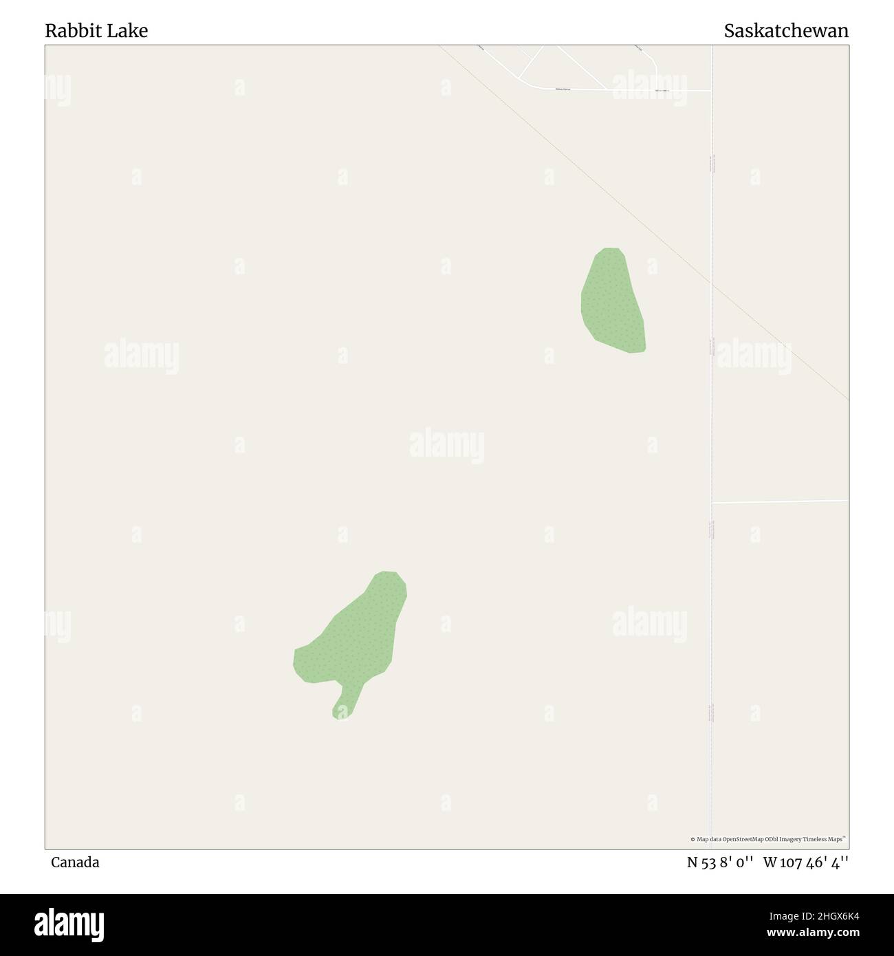 Rabbit lake saskatchewan map Cut Out Stock Images & Pictures Alamy