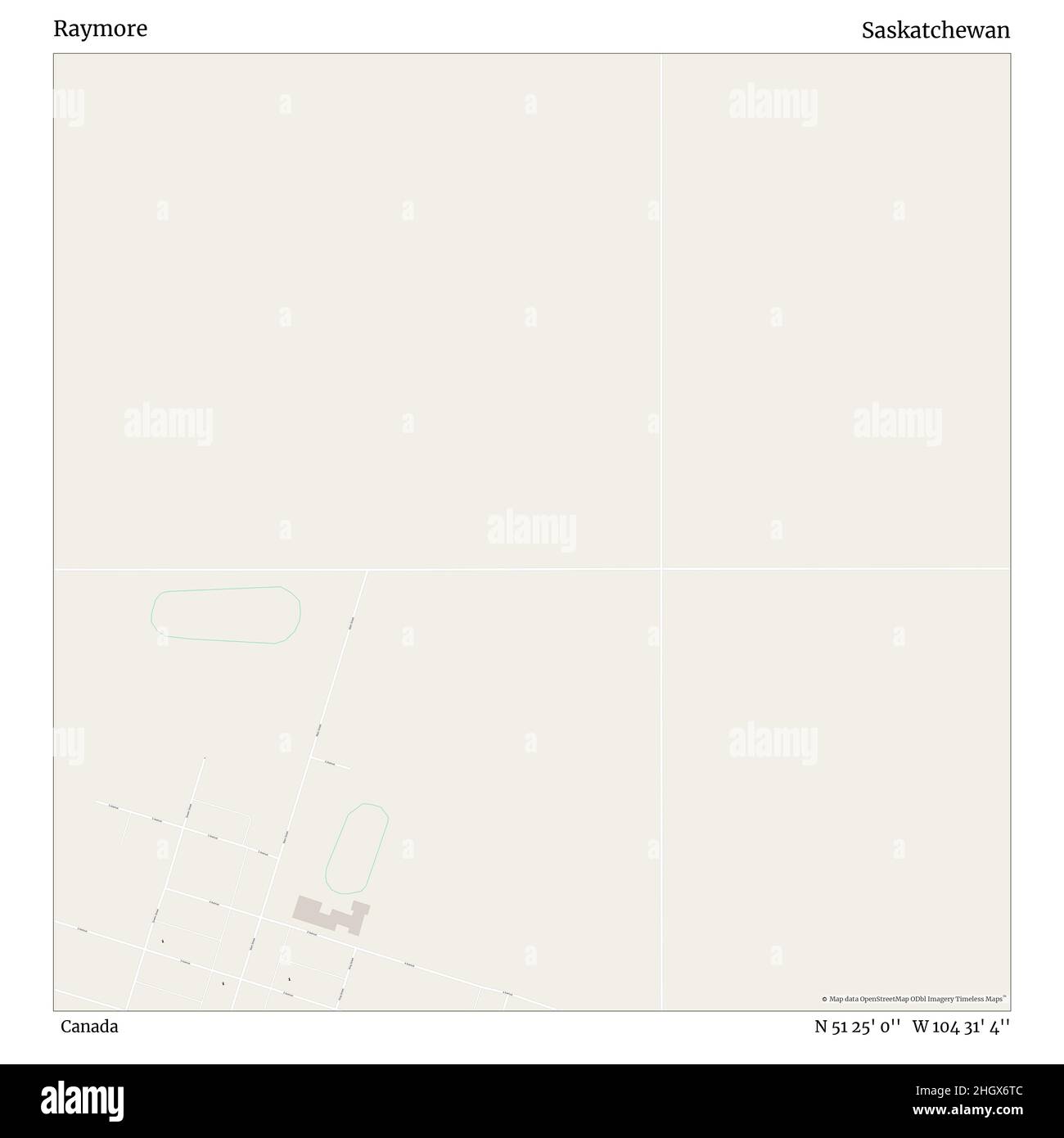 Map of raymore saskatchewan Cut Out Stock Images & Pictures Alamy
