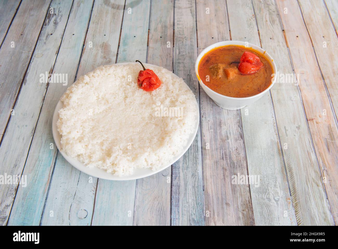 Maafe is a stew that is a staple food in West Africa. It has its origin
