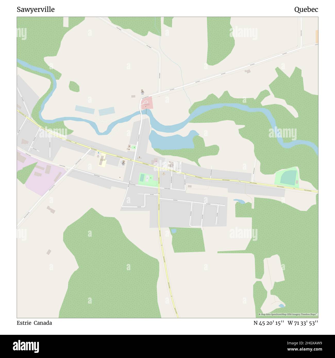 Map of sawyerville Cut Out Stock Images & Pictures Alamy