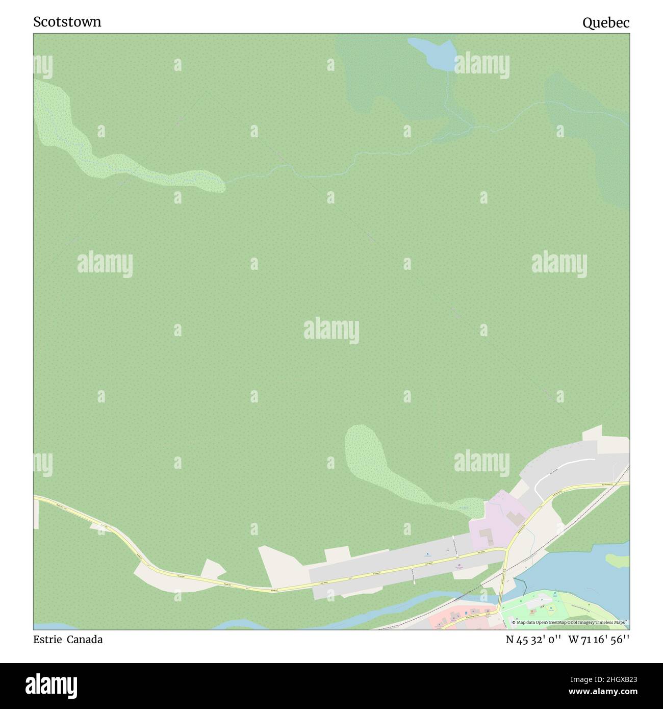 Map of scotstown hires stock photography and images Alamy